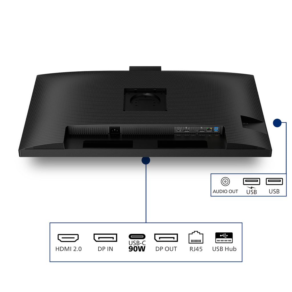 Philips 3000 series 32B2U3601H/00 écran plat de PC 80 cm (31.5") 2560 x 1440 pixels Quad HD LCD Noir - vue 7
