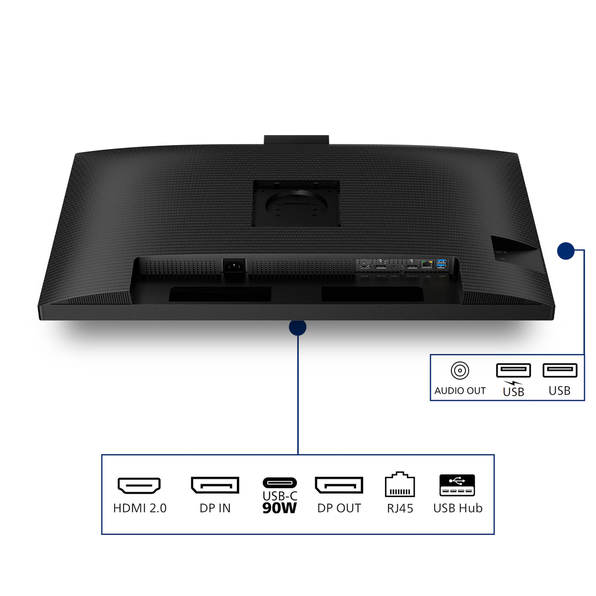 Philips 3000 series 32B2U3601H/00 écran plat de PC 80 cm (31.5") 2560 x 1440 pixels Quad HD LCD Noir - vue 7
