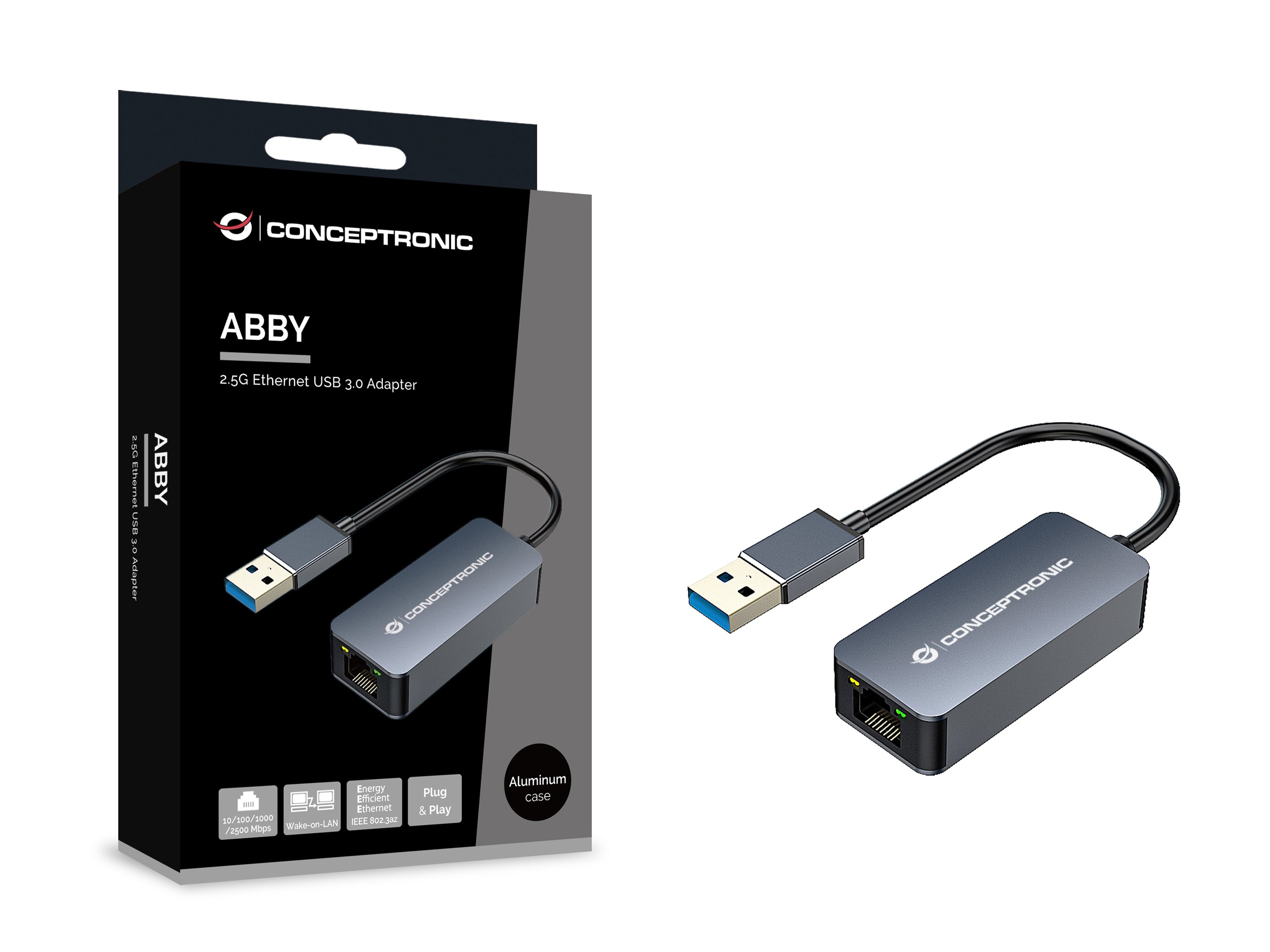 Conceptronic ABBY12G carte réseau Ethernet 2500 Mbit/s
