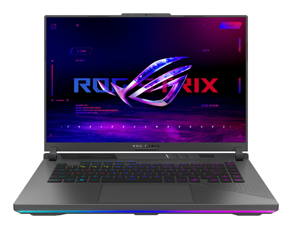 ASUS ROG Strix G16 G614FR-TS229W AMD Ryzen™ 9 9955HX Ordinateur portable 40,6 cm (16") WQXGA 32 Go DDR5-SDRAM 1 To SSD NVIDIA GeForce RTX 5070 Ti Wi-Fi 6E (802.11ax) Windows 11 Home Noir, Gris QWERTZ Allemand
