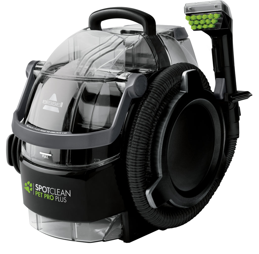 Bissell SpotClean Pet Pro Plus machine de nettoyage de tapis À la main Profond Noir, Transparent