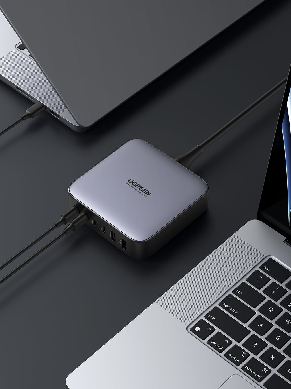 Ugreen Nexode Chargeur Secteur Universel Charge Rapide, Noir et Gris
