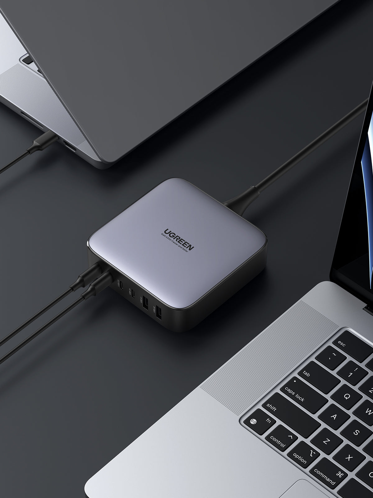 Ugreen Nexode Chargeur Secteur Universel Charge Rapide, Noir et Gris
