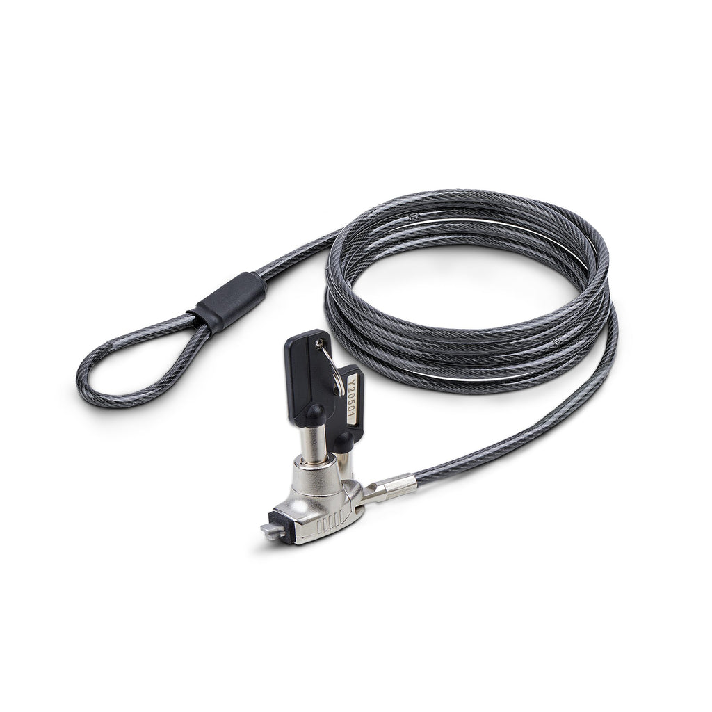 StarTech.com Antivol pour Ordinateur Portable Noble Wedge, Câble en Acier 1,5m, Serrure à Clé