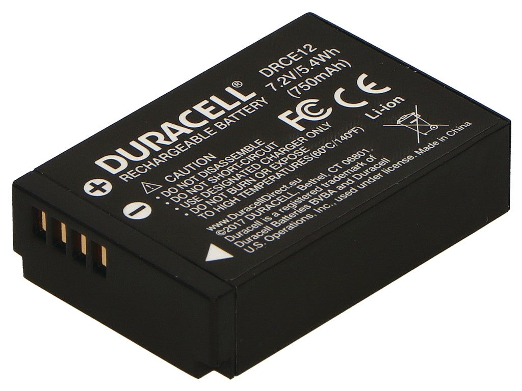 Duracell DRCE12 batterie de caméra/caméscope Lithium-Ion (Li-Ion) 750 mAh