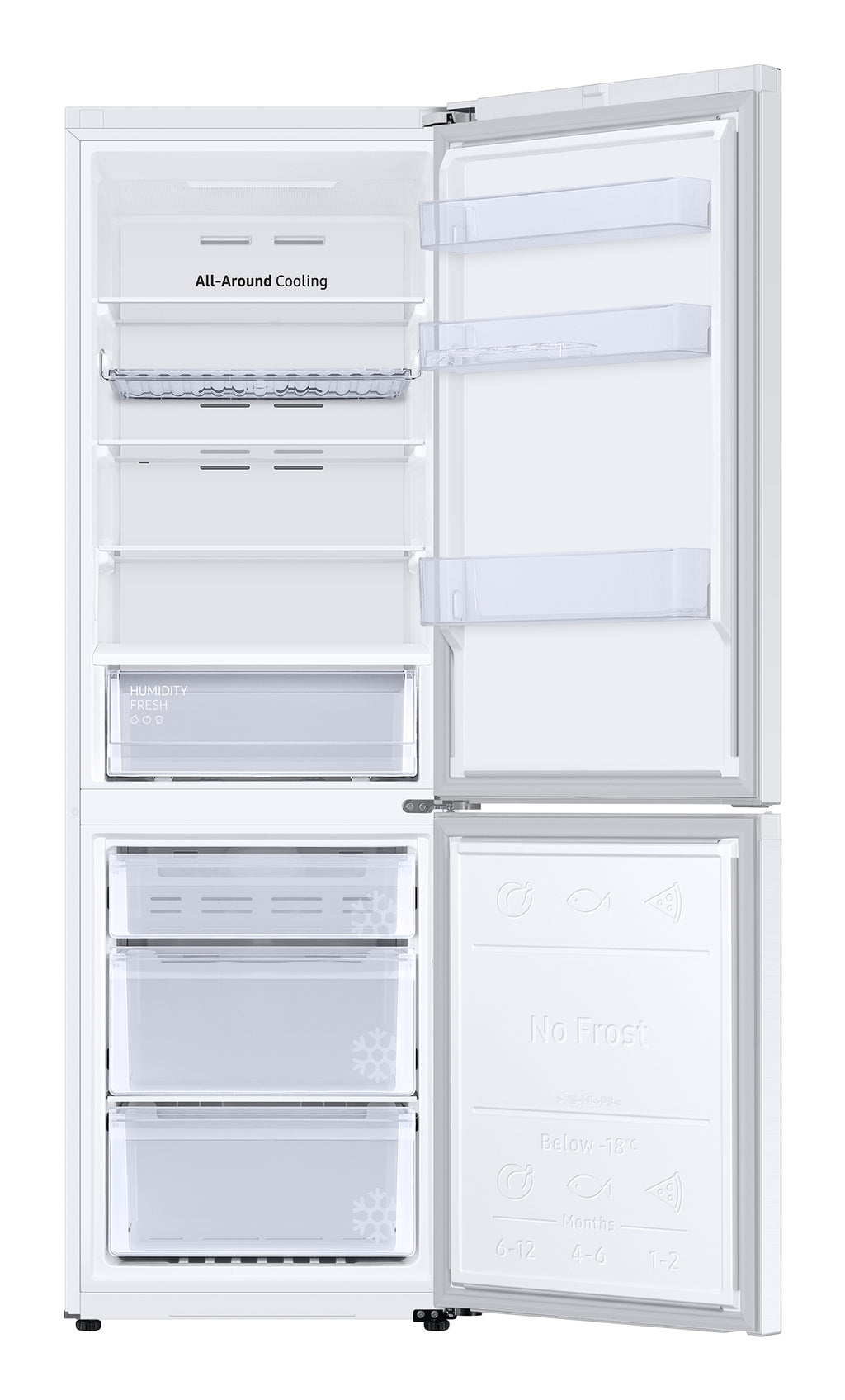 Samsung RB34C602EWW Pose libre 344 L Blanc