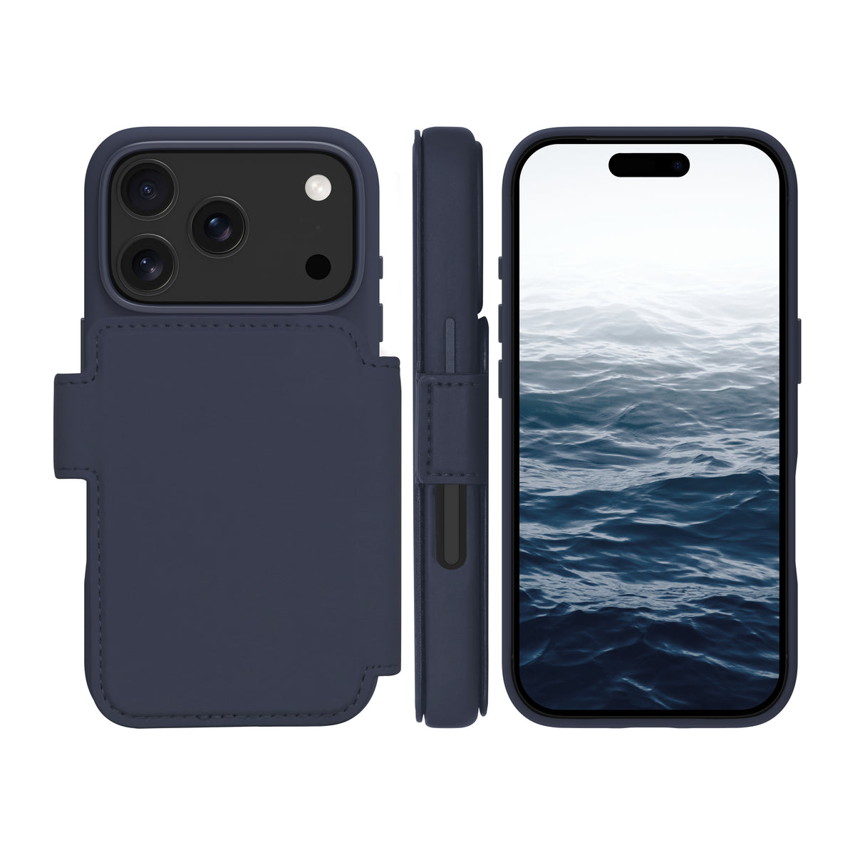 dbramante1928 Lynge MS ICON Coque de Protection Folio, Bleu, pour iPhone 17 Pro
