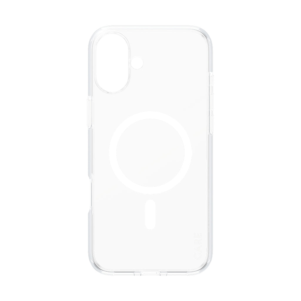 PanzerGlass CARE™ by ® Urban Combat Case Transparent w. White MagSafe iPhone 16 Plus coque de protection pour téléphones portables Housse