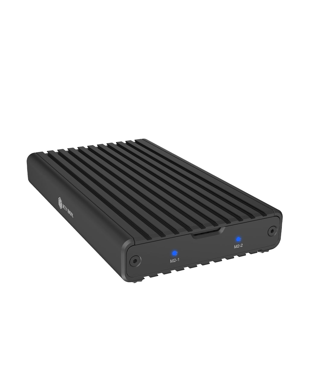 ICY BOX IB-2817M-C32 Caja externa para unidad de estado sólido (SSD) Negro M.2