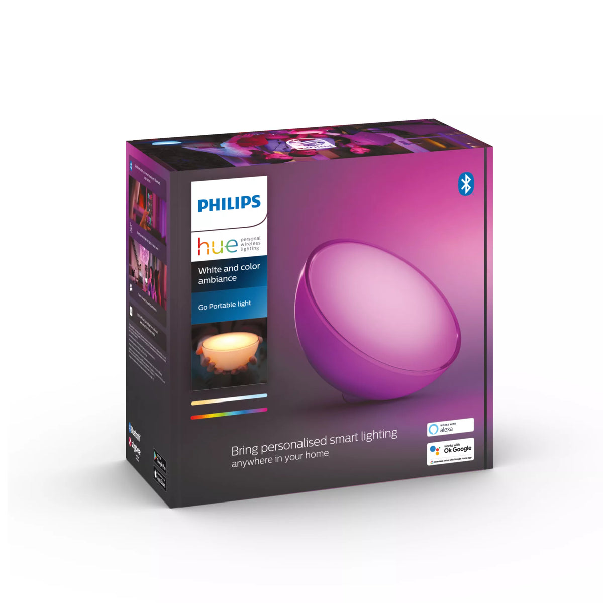Philips Hue White and Color ambiance Éclairage portable Go - vue 3