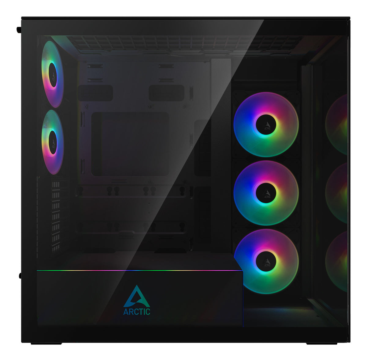 ARCTIC Xtender Black (Mirror Glass) Midi Tower Noir