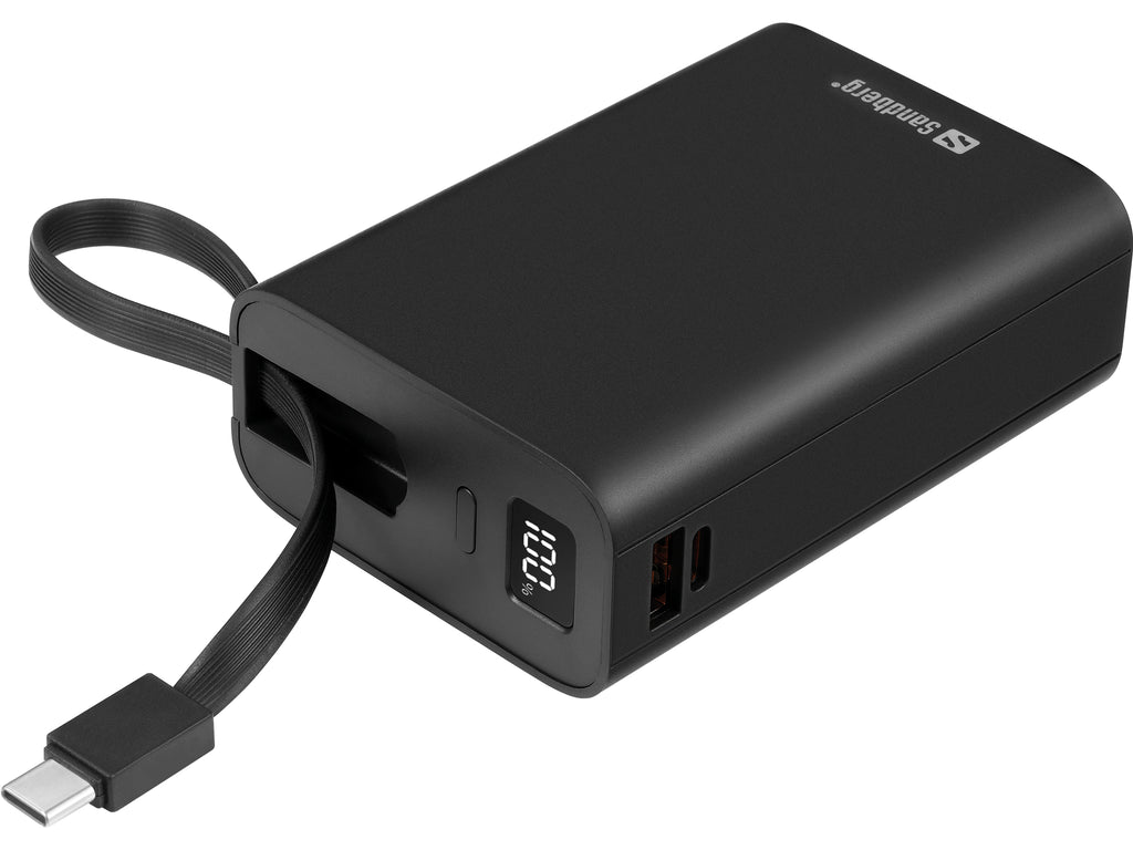 Sandberg Powerbank 20000 PD20W Connect 20000 mAh, Noir