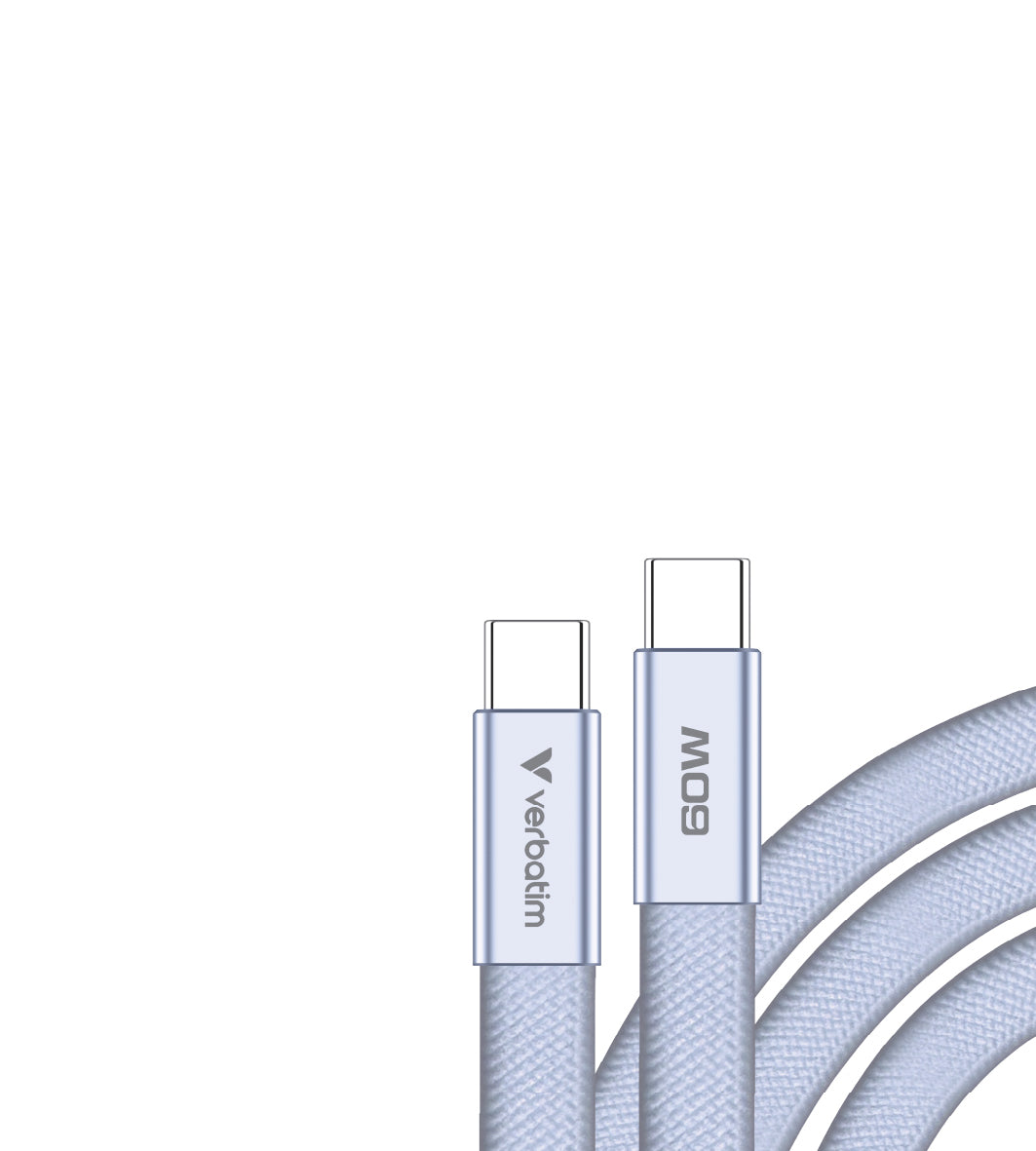 Verbatim Câble USB-C vers USB-C Sync & Charge 60W, 120cm, Violet
