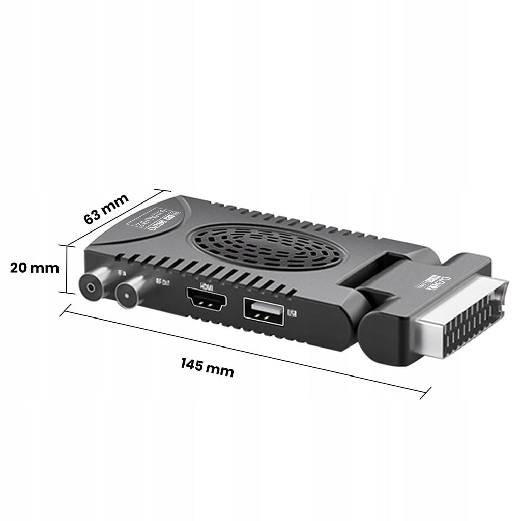 Récepteur satellite DVB-T2 HEVC H.265 WiFi pour la télévision terrestre Zenwire DVB-T2 Zenwire 002