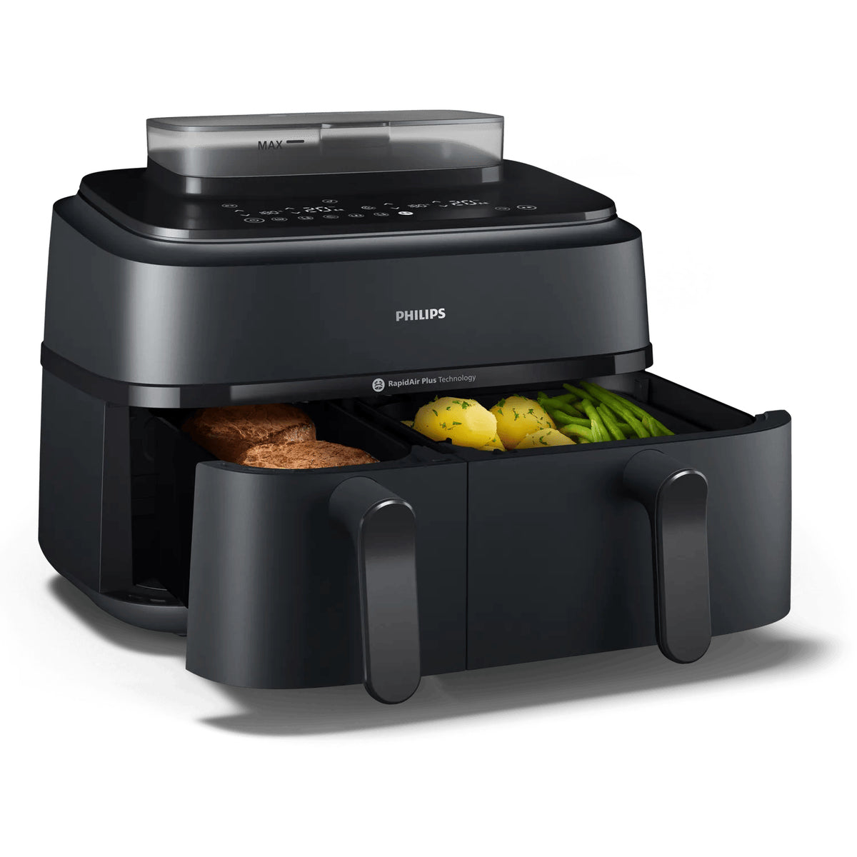 Philips Série 5000 Airfryer Double Panier avec Cuisson Vapeur, 9L (6L + 3L)
