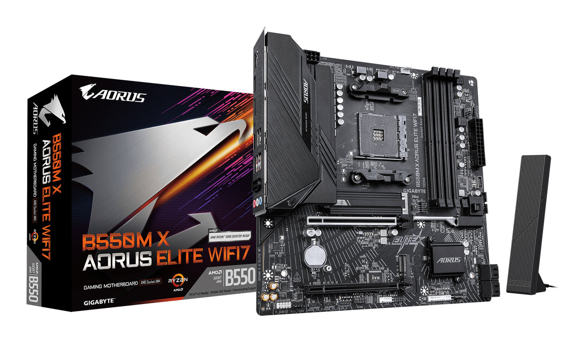 GIGABYTE B550M X AORUS ELITE WIFI7 Carte Mère