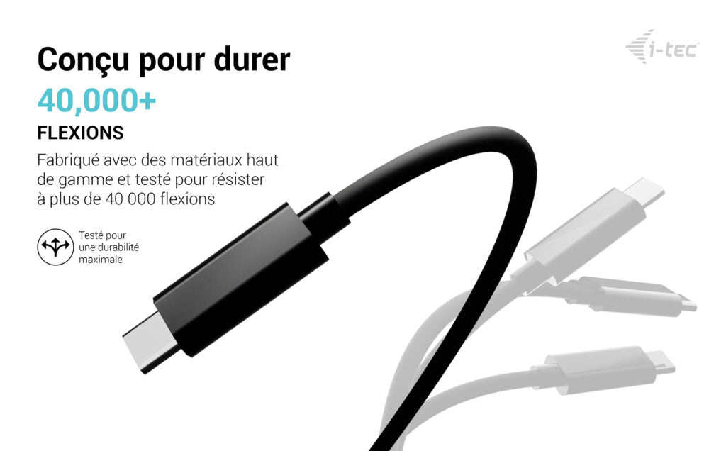 i-tec USB-C Charging Cable 1.8m - vue 5