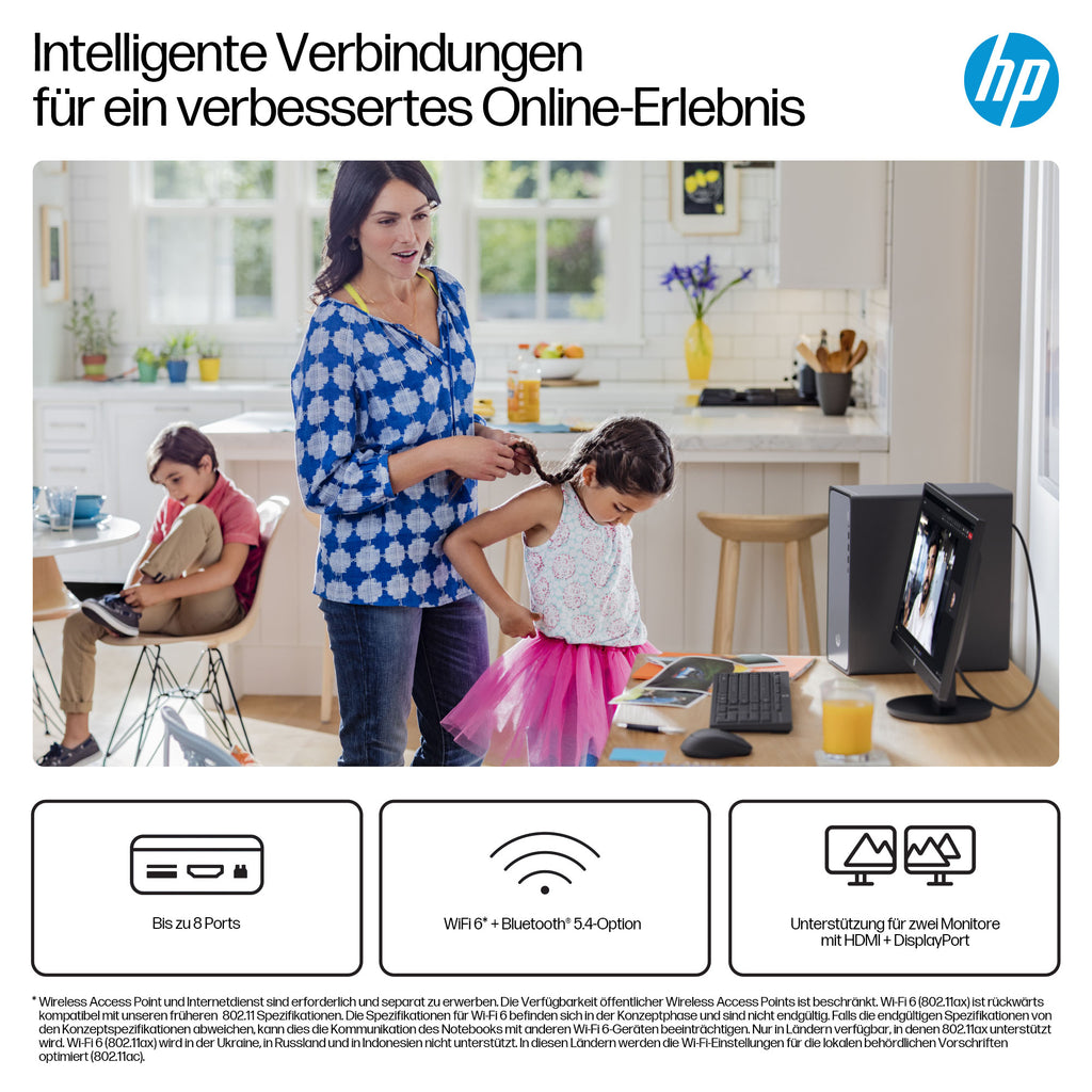 HP OmniDesk M02-0158ng Tower Core i5 I5-14400 16GB 1TB Intel UHD Graphics 730 Windows 11 Home