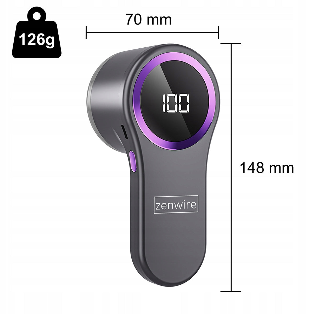 Raseuse pour vêtements et pulls, électrique, à batterie, sur secteur, USB-C, X2