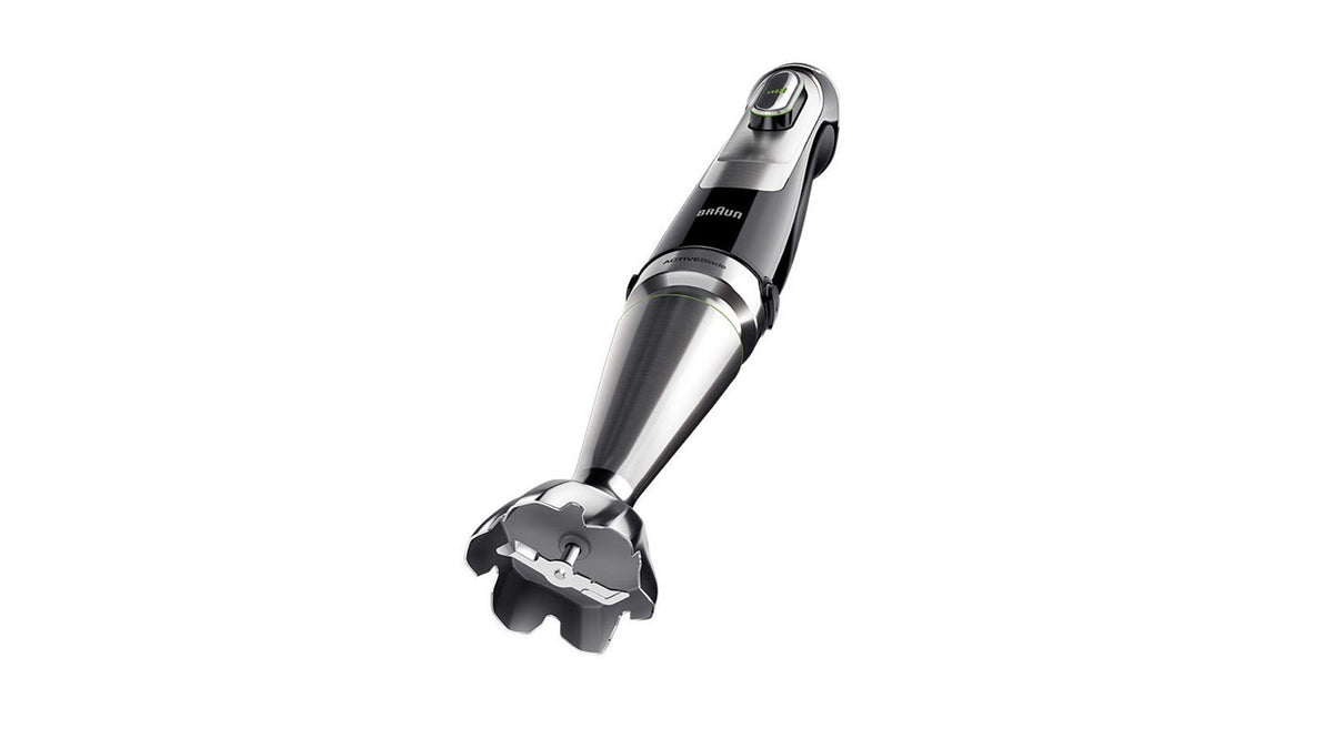 Braun MultiQuick 9 MQ 9187XLI Mixeur Plongeant 1200W, Noir et Acier Inoxydable, Bol 0,6 L