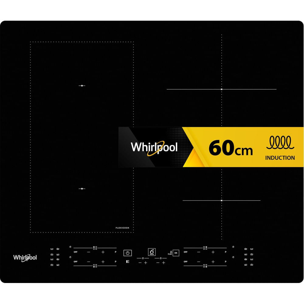 Whirlpool WL B8160 NE Noir Intégré 59 cm Plaque avec zone à induction 4 zone(s)
