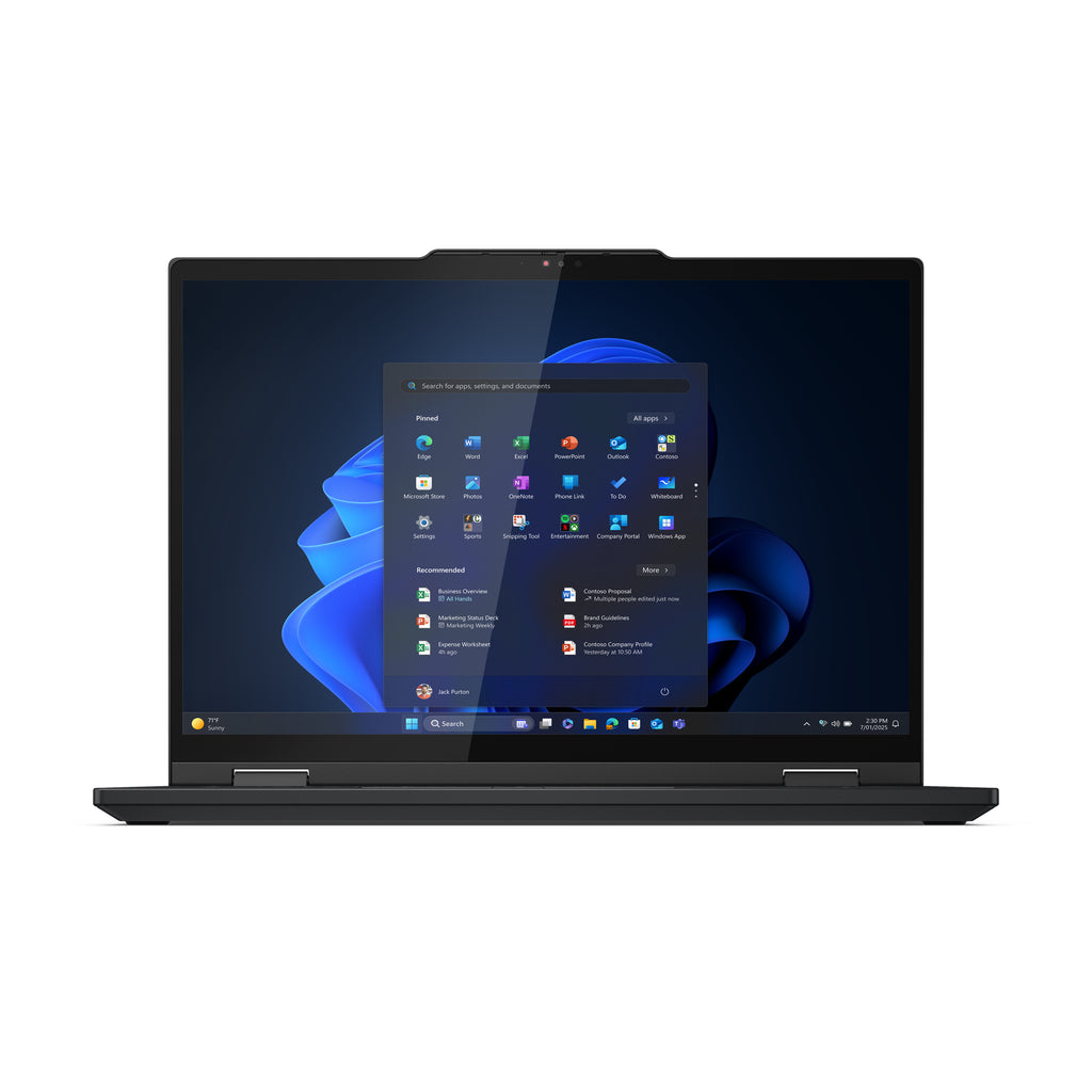 Lenovo ThinkPad T14s 2-in-1 Gen 1 Intel Core Ultra 7 255U Hybride (2-en-1) 35,6 cm (14") Écran tactile WUXGA 32 Go LPDDR5x-SDRAM 1 To SSD Wi-Fi 7 (802.11be) Windows 11 Pro Allemand Noir