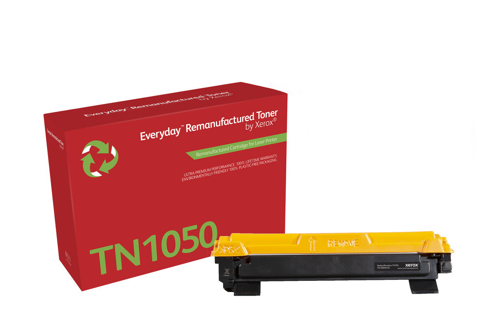 Toner remanufacturé Mono Everyday™ de Xerox compatible avec Brother TN1050, Capacité standard