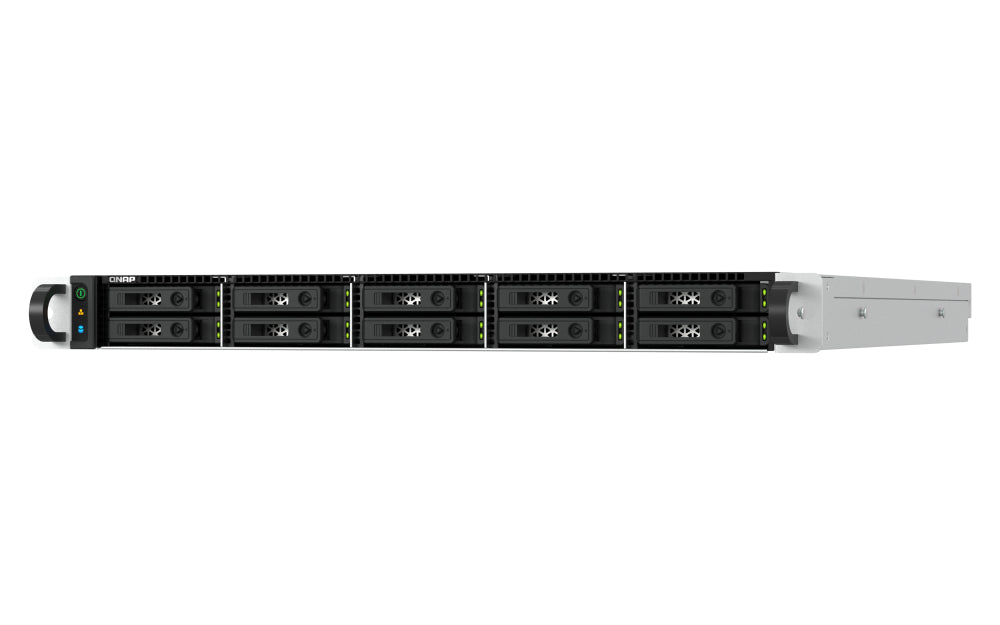 QNAP TS-h1077AFU-R7-32G NAS Rack (1 U) AMD Ryzen™ 7 32 Go DDR5 0 To QNAP QTS Noir, Gris