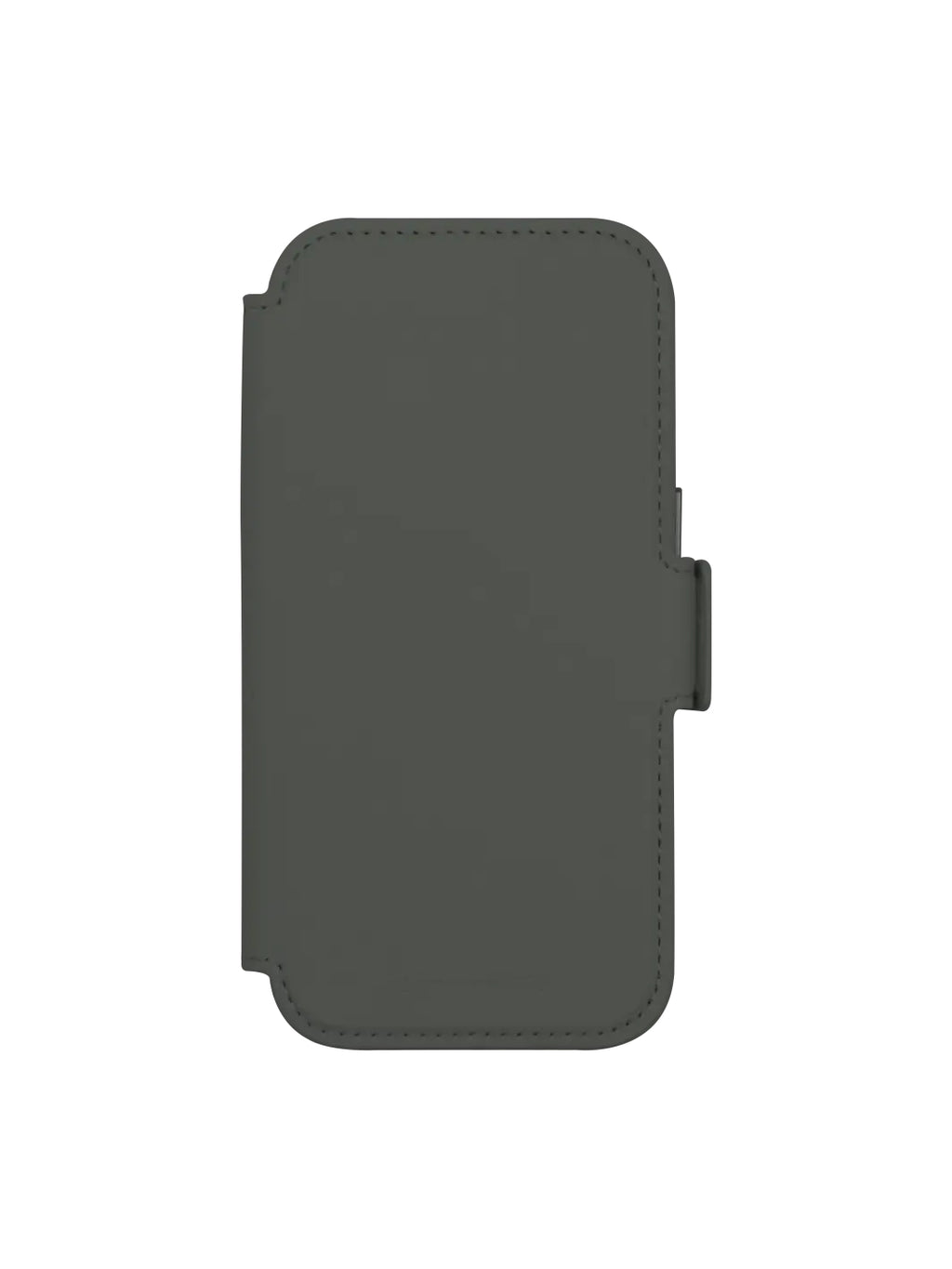 Coque de Protection Folio Porte Carte pour iPhone 16 6.1", Gris