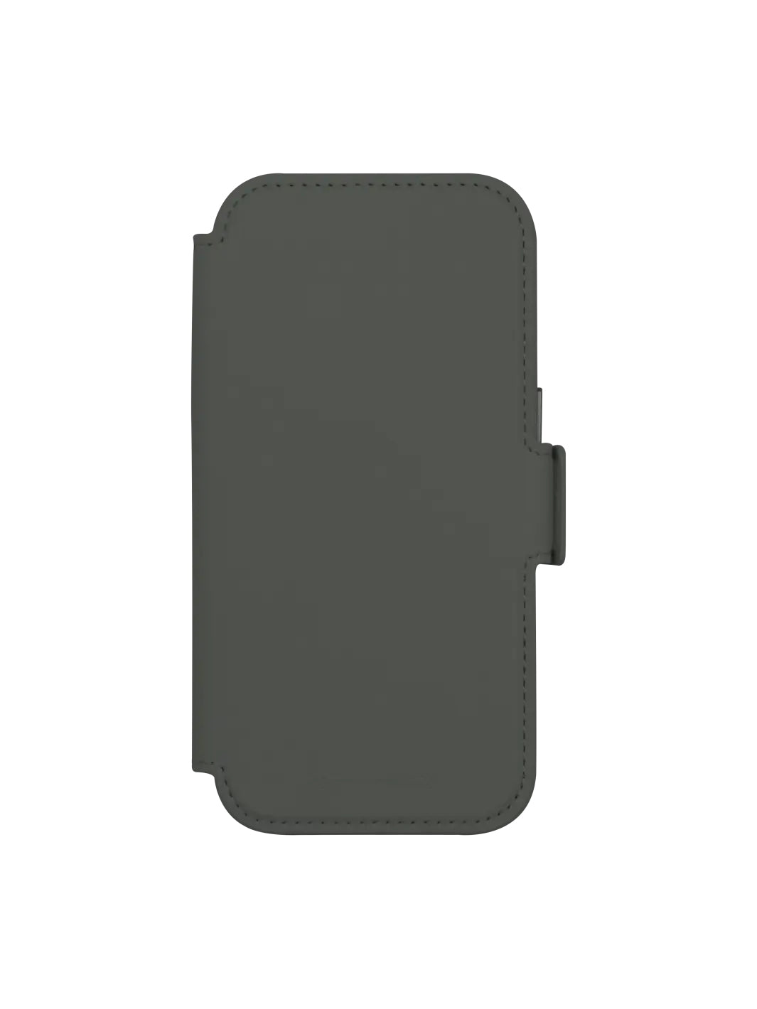 Coque de Protection Folio Porte Carte pour iPhone 16 6.1", Gris