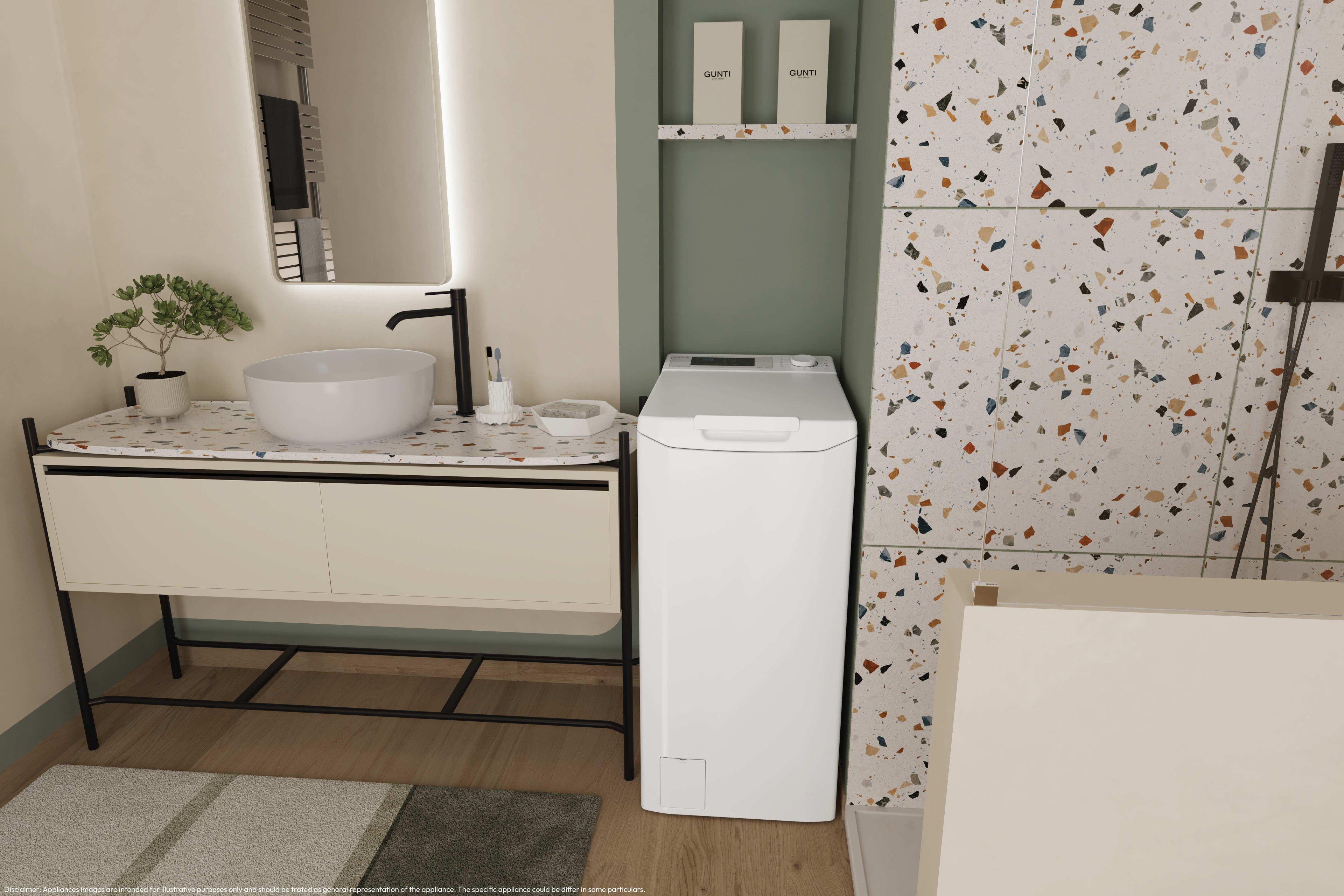 Candy TCA283D2-S machine à laver Charge par dessus 8 kg 1200 tr/min Blanc