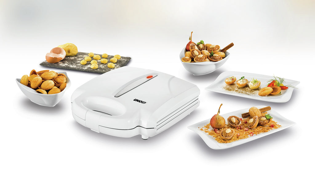 Unold 48360 moule à gauffres 24 gauffre(s) 1400 W Acier inoxydable, Blanc