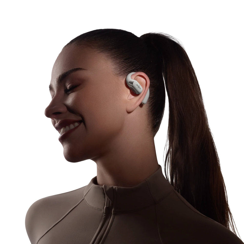 SHOKZ OpenFit 2+ Casques Sans fil Crochets auriculaires, Ecouteurs Appels/Musique Bluetooth Gris