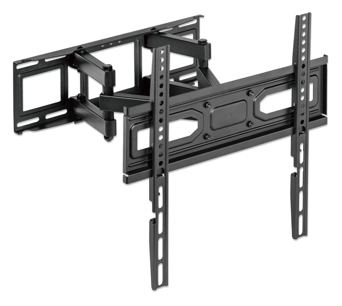 Manhattan Support Mural Articulé pour TV et Moniteurs 32" à 55", VESA 100x100 à 400x400 mm, Charge Max 40 kg, Noir