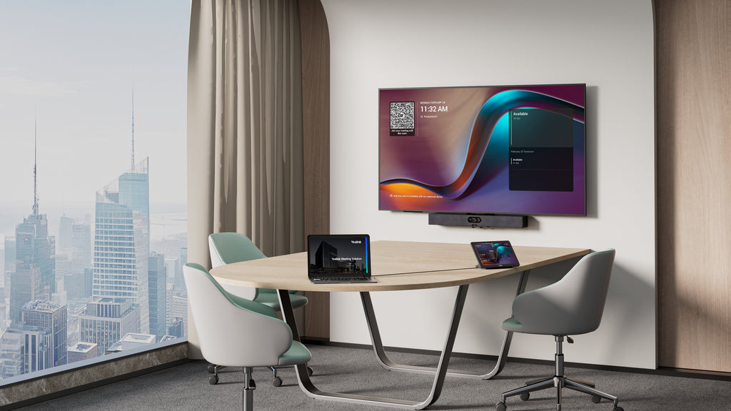 Yealink MeetingDisplay 55 Écran LCD Plat Rétroéclairé LED 4K UHD 3840 x 2160 - vue 2