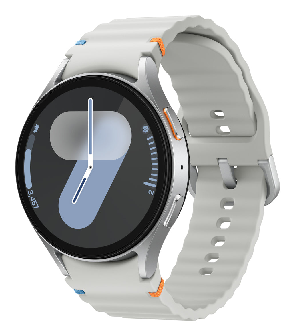 Samsung Samsung Galaxy Watch7 3,81 cm (1.5") AMOLED 44 mm Numérique 480 x 480 pixels Écran tactile Argent Wifi GPS (satellite)