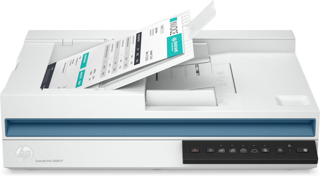 HP Scanjet Pro 3600 f1 Scanner à plat et chargeur automatique, 1200 x 1200 DPI, A4, Blanc