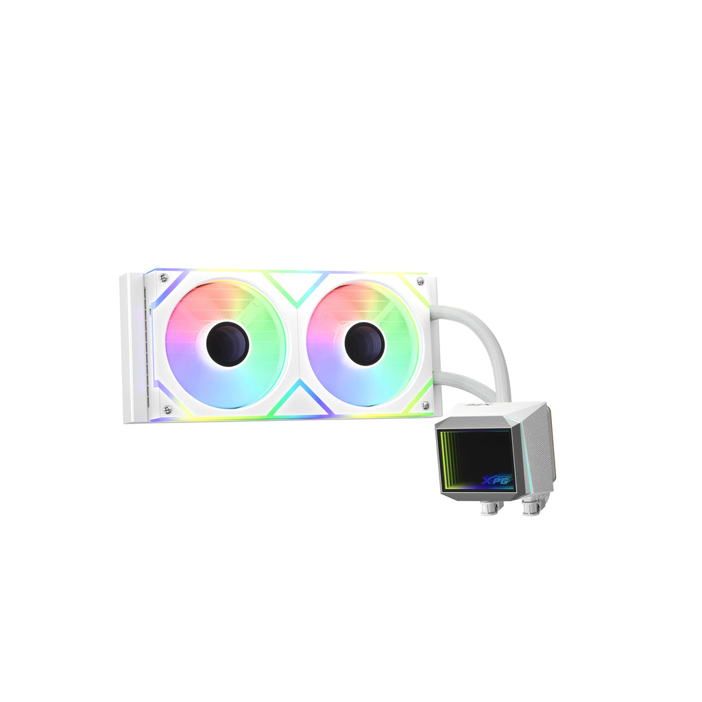 Kit de Refroidissement Liquide LEVANTE II 12 cm, Blanc