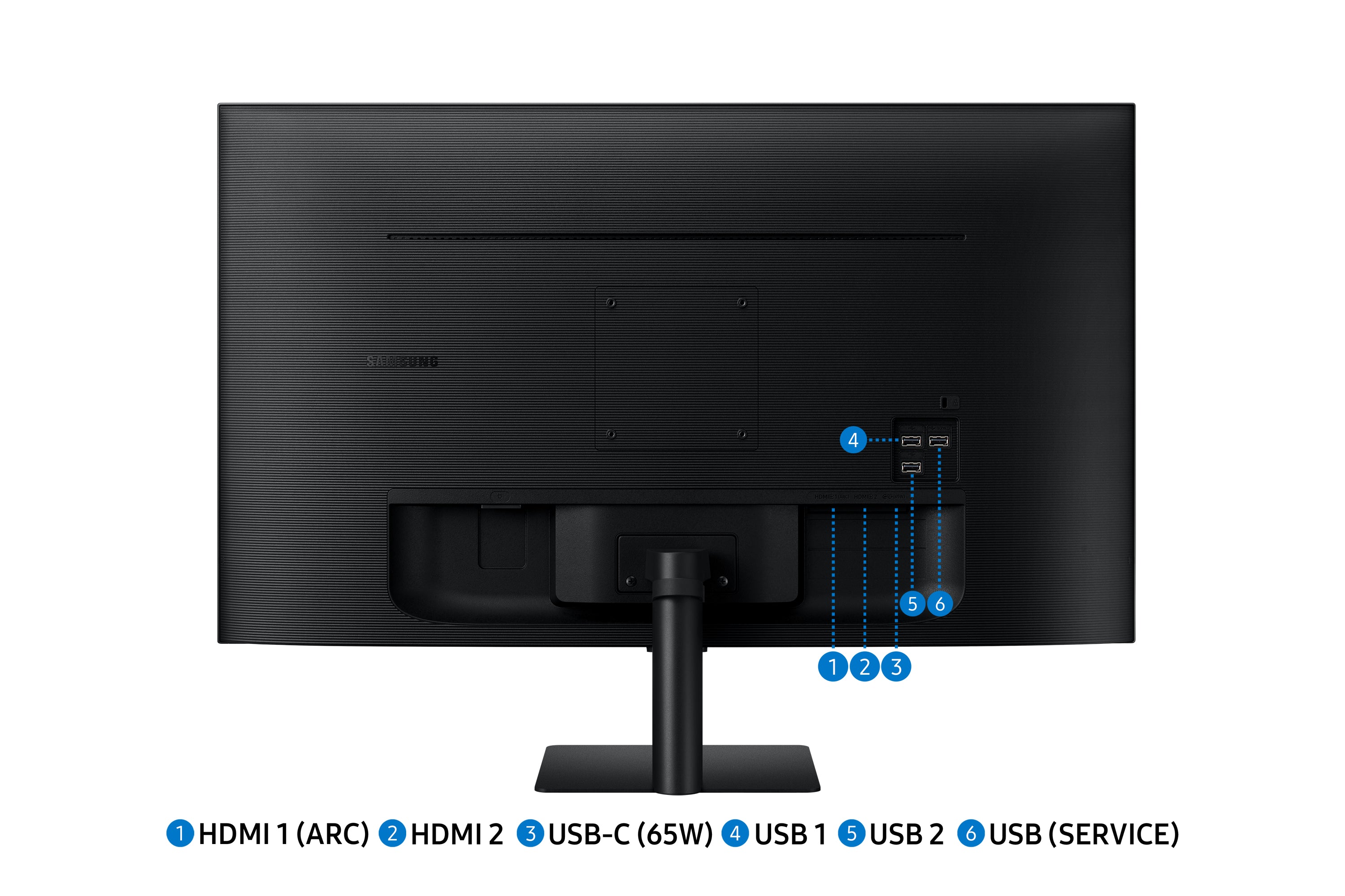 Samsung Samsung M70D écran plat de PC 81,3 cm (32") 3840 x 2160 pixels 4K Ultra HD LED Noir