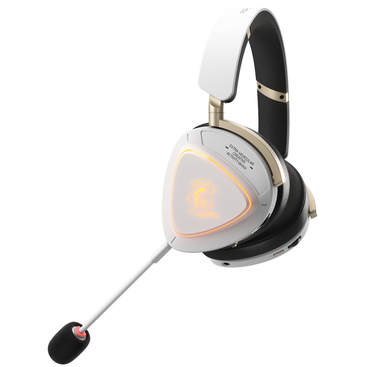 ASUS ROG Delta II-KJP Casque Gaming Filaire et Sans Fil Bluetooth, Noir et Blanc