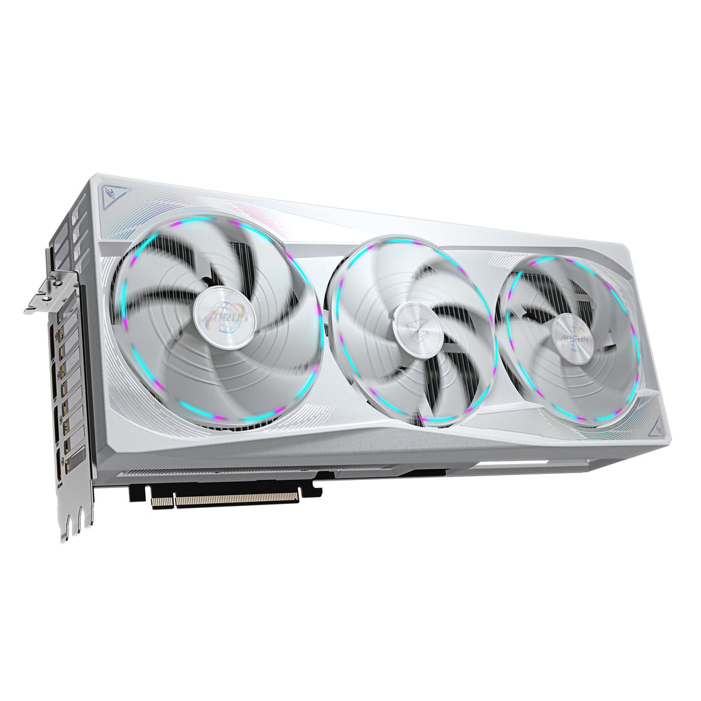 GIGABYTE AORUS GeForce RTX 5090 STEALTH ICE 32G Carte Graphique - 32GB GDDR7, 512bit, PCI-E 5.0, 2655MHz Fréquence du cœ