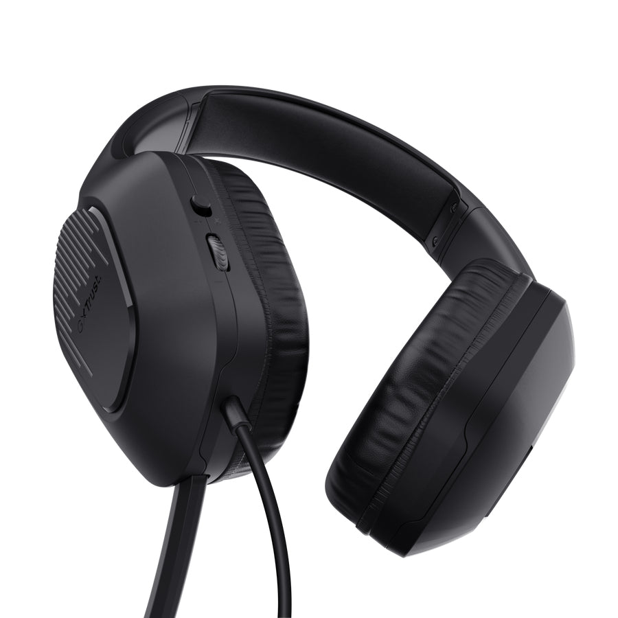 Trust GXT 417 Zirox Casque Gaming Filaire, Noir