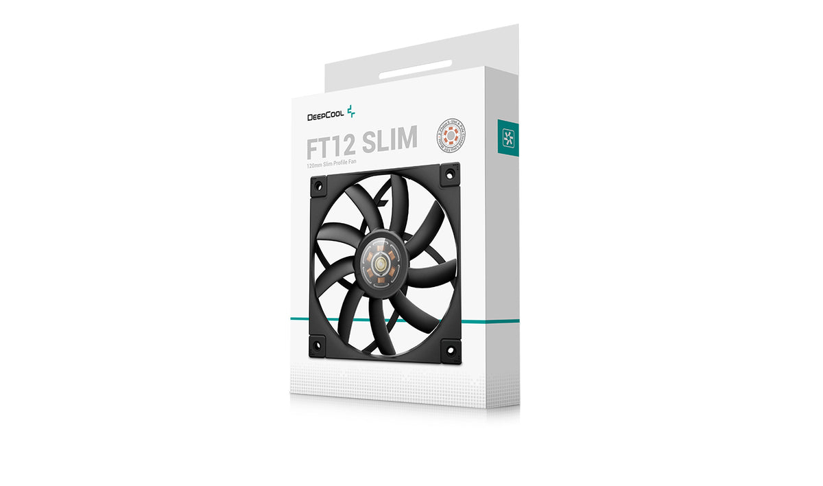 DeepCool FT12 Slim Ventilateur 120x120x15 mm Noir