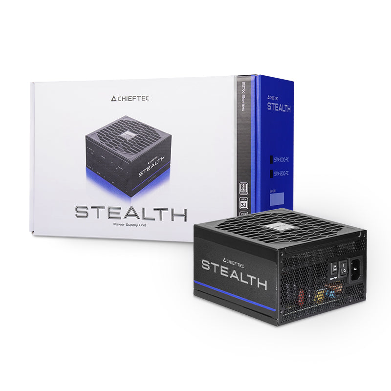 Chieftec Stealth 1200W Vega M Series SPX-1200-FC 80+ Platin unité d'alimentation d'énergie 24-pin ATX ATX Noir