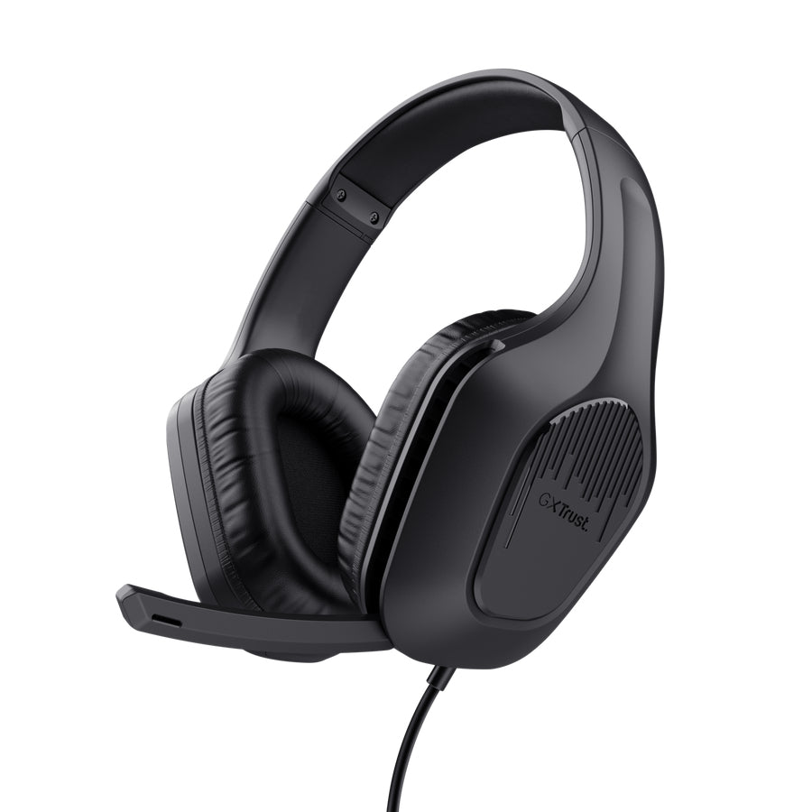 Trust GXT 417 Zirox Casque Gaming Filaire, Noir
