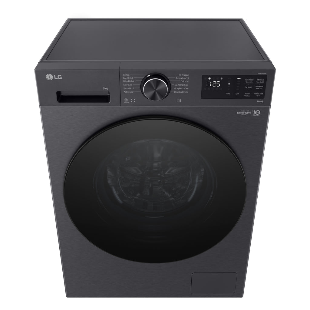 LG F2X50S9TBB machine à laver Charge avant 9 kg 1170 tr/min Noir