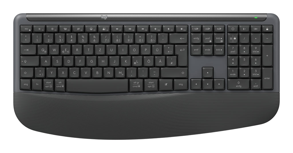 Logitech Signature Comfort Plus Combo MK880 Sæt med mus og tastatur Pressestempel Trådløs Tysk
