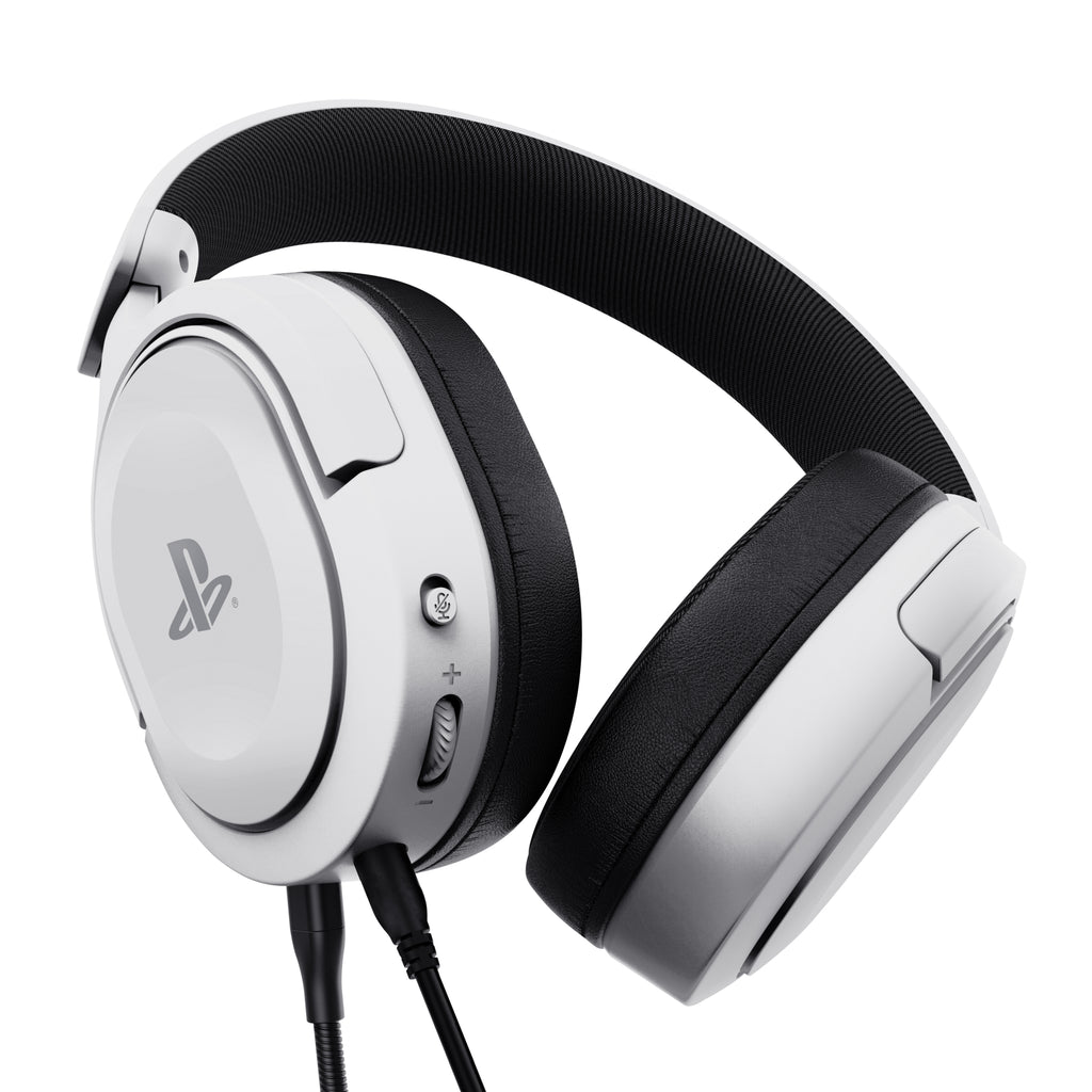 Trust GXT 498 Forta Casque Gaming Filaire avec Arceau, Noir et Blanc