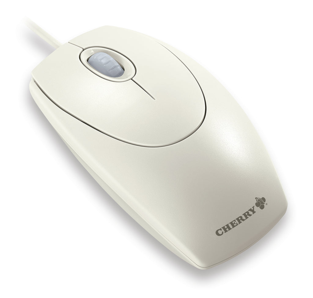 CHERRY WHEELMOUSE OPTICAL Souris filaire, gris clair, PS2/USB