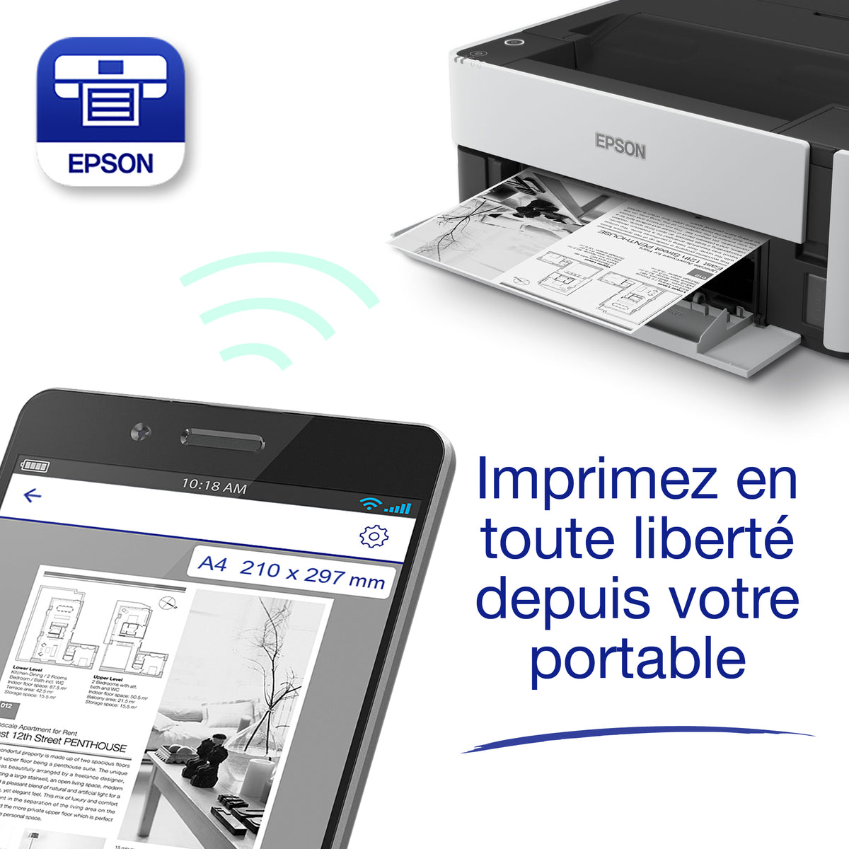 Epson EcoTank ET-M1180 - vue 7